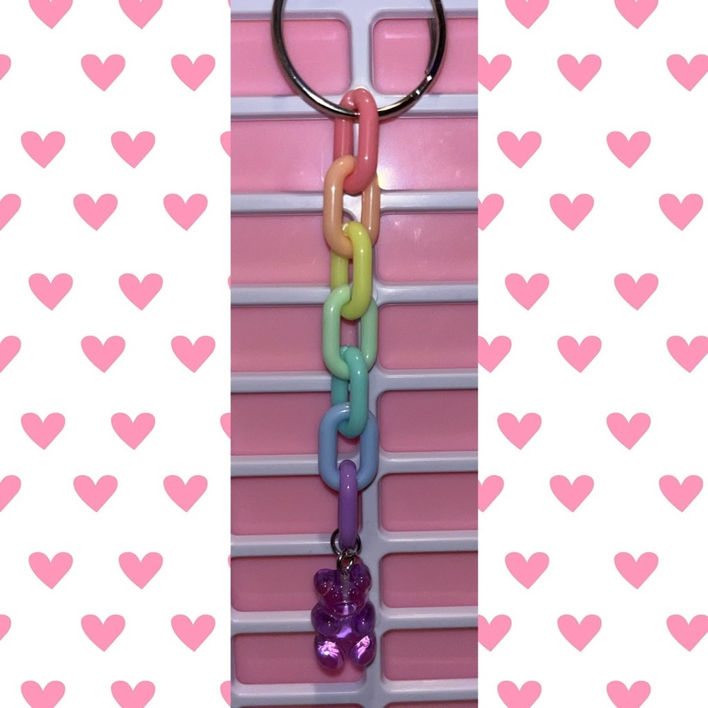 Gummy bear keychain